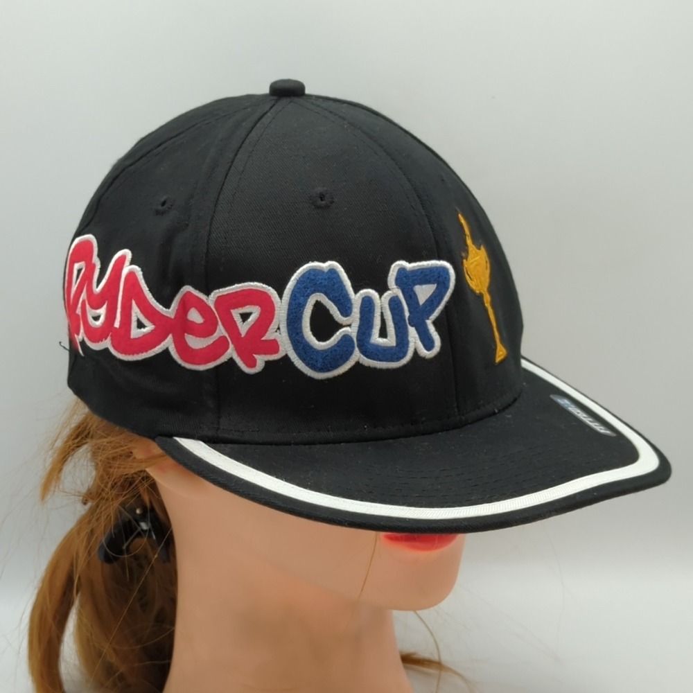 Ryder Cup Medinah 2012 Ahead Fitted L/XL Country Club Golf Hat Cap Black Rare